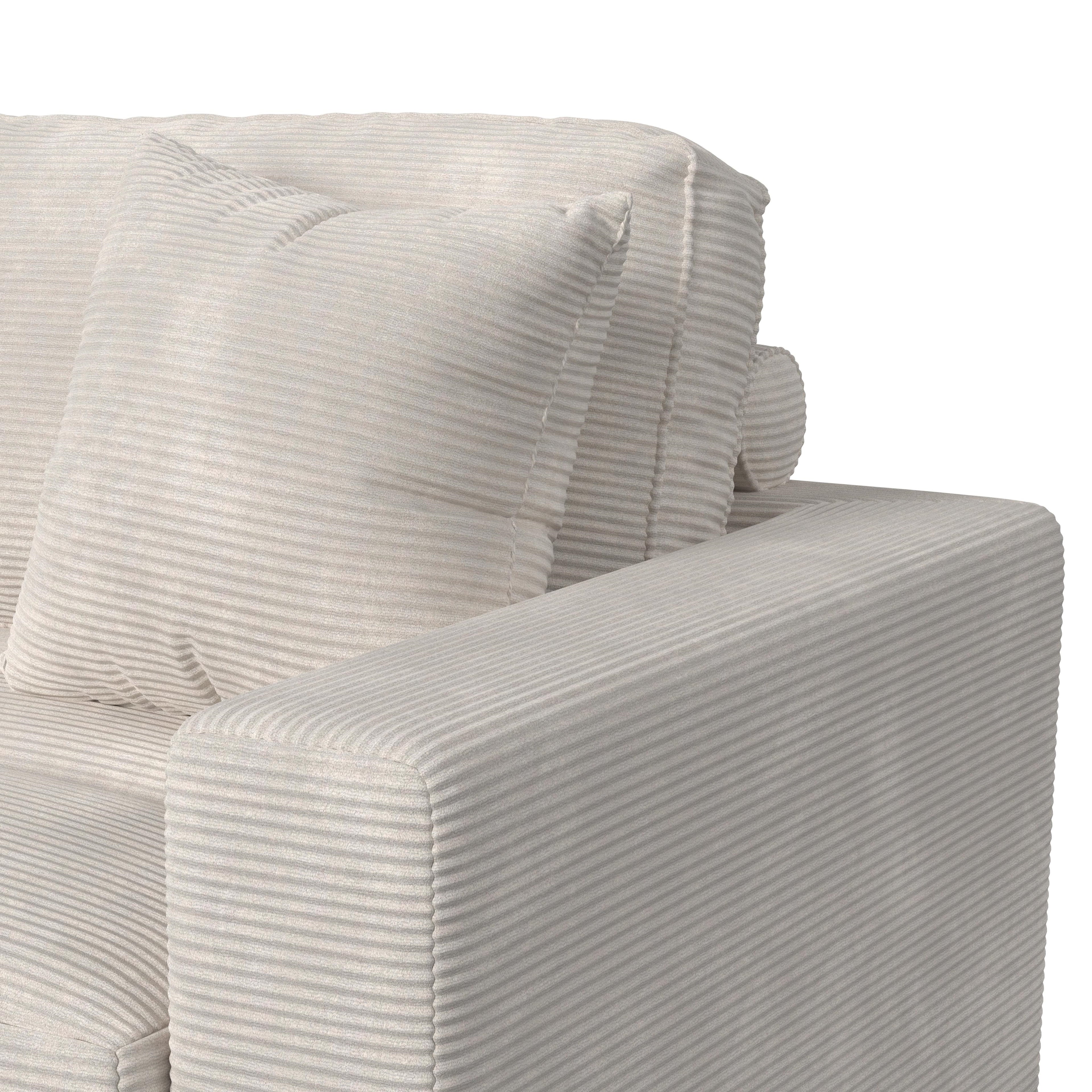 Arizona-Modular-RHF-Chaise-with-1-pillow-20""-in-Steno-Beige