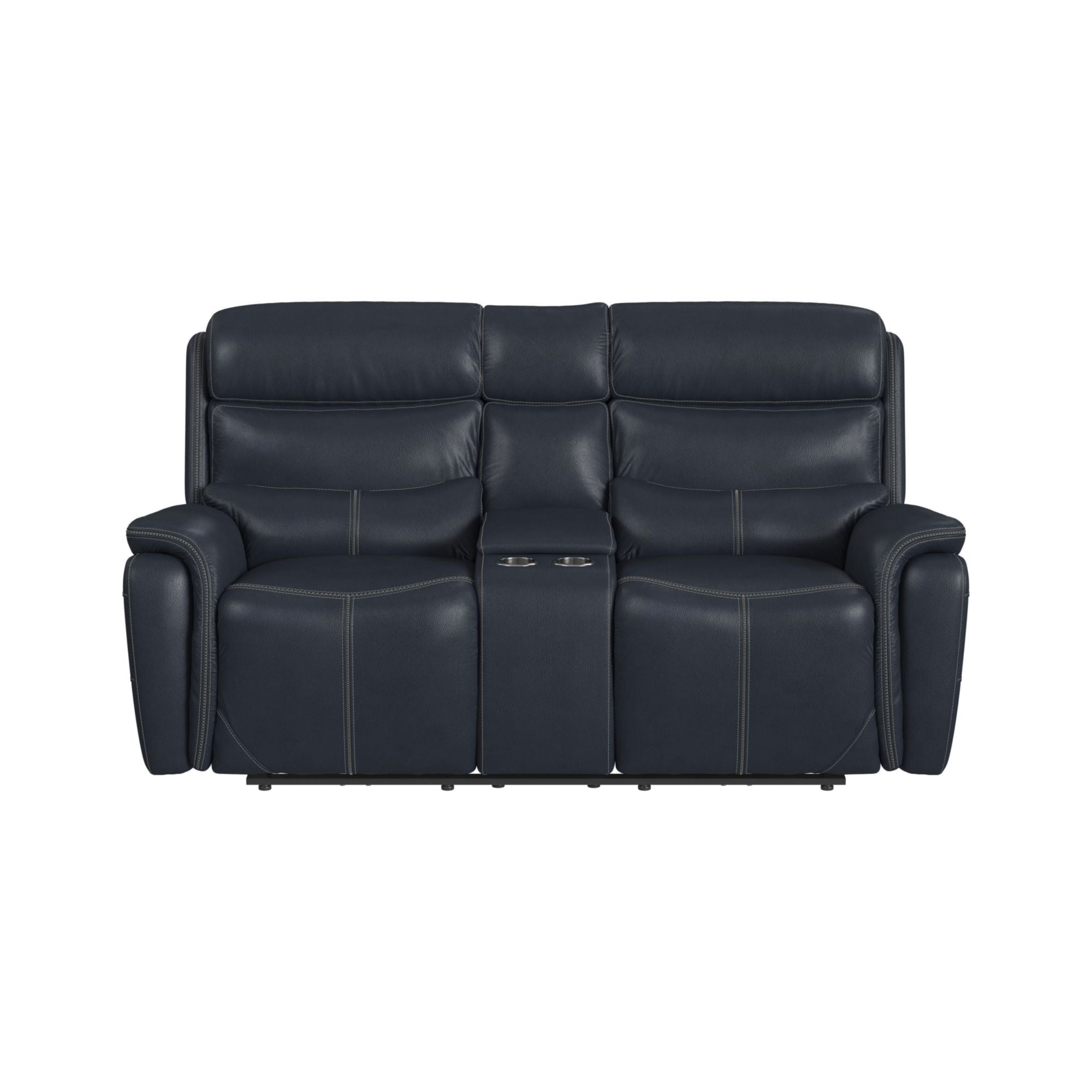 Aruba-Power-Motion-Loveseat-with-Power-Headrest-and-Console-in-Pebble-Navy