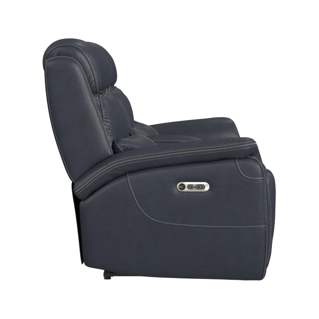 Aruba-Power-Motion-Loveseat-with-Power-Headrest-and-Console-in-Pebble-Navy