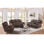 Atlantis Power Motion Sofa with Power Headrest in Heritage Coffee