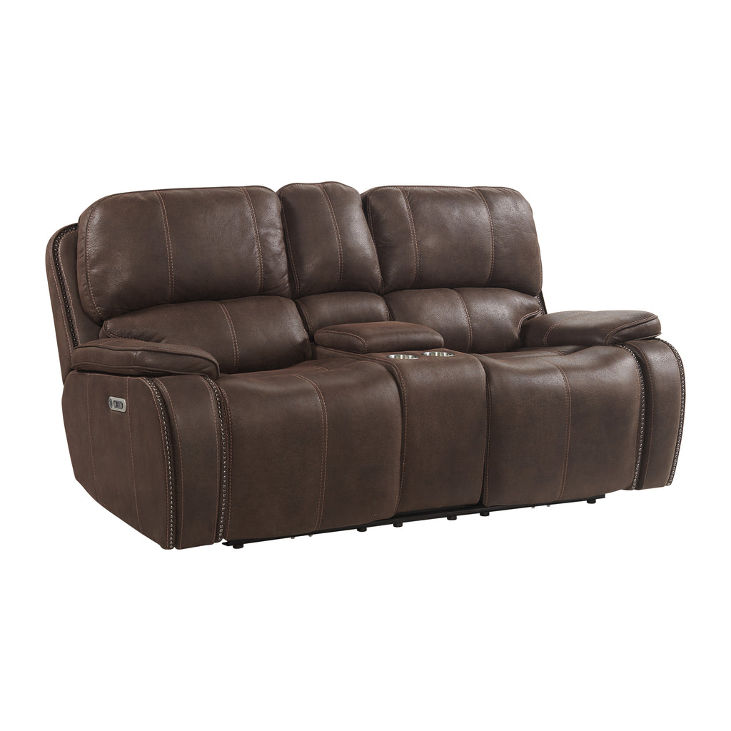 Atlantis-2PC-Living-Room-Set-in-Heritage-Coffee-Sofa-&-Loveseat