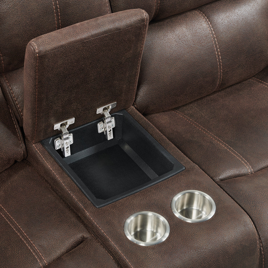 Atlantis-2PC-Living-Room-Set-in-Heritage-Coffee-Sofa-&-Loveseat