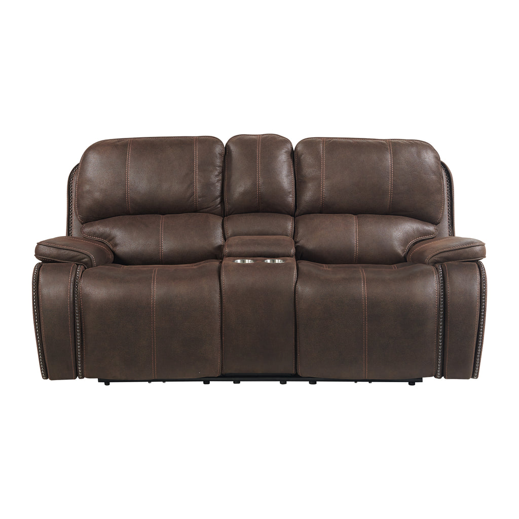 Atlantis-Power-Motion-Loveseat-with-Power-Headrest-&-Console-in-Heritage-Coffee