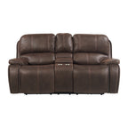 Atlantis-Power-Motion-Loveseat-with-Power-Headrest-&-Console-in-Heritage-Coffee