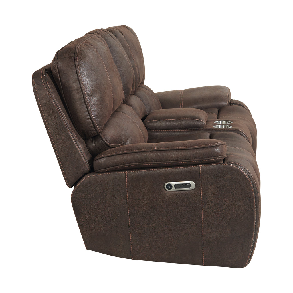 Atlantis-Power-Motion-Loveseat-with-Power-Headrest-&-Console-in-Heritage-Coffee