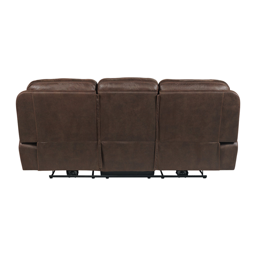 Atlantis Power Motion Sofa with Power Headrest in Heritage Coffee