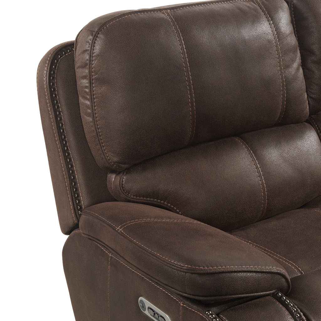 Atlantis-Power-Motion-Loveseat-with-Power-Headrest-&-Console-in-Heritage-Coffee