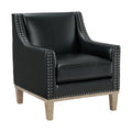 Augusta-16038-Chair-W/Wood-Leg-Distressed-In-Phoenix-Black-(ISTA-3-Packaging)