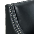 Augusta-16038-Chair-W/Wood-Leg-Distressed-In-Phoenix-Black-(ISTA-3-Packaging)