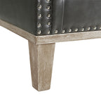 Augusta-16038-Chair-W/Wood-Leg-Distressed-In-Phoenix-Magnetite-(ISTA-3-Packaging)