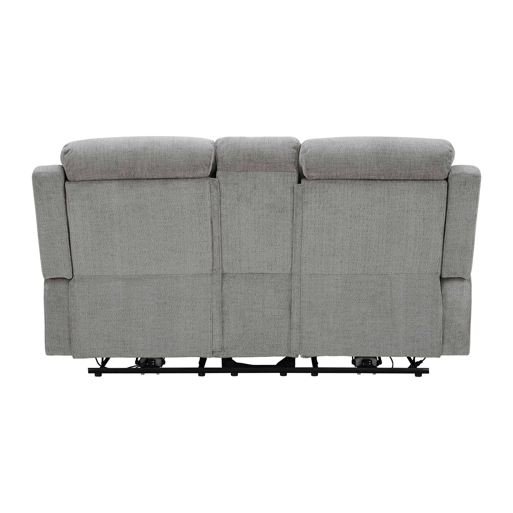 Avanti-Power-Motion-Loveseat-with-Power-Motion-Head-Recliner-&-Console-in-Whiskers-Nature-Grey
