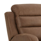 Avanti-Power-Motion-Loveseat-with-Power-Motion-Head-Recliner-&-Console-in-Whiskers-PU-Brown