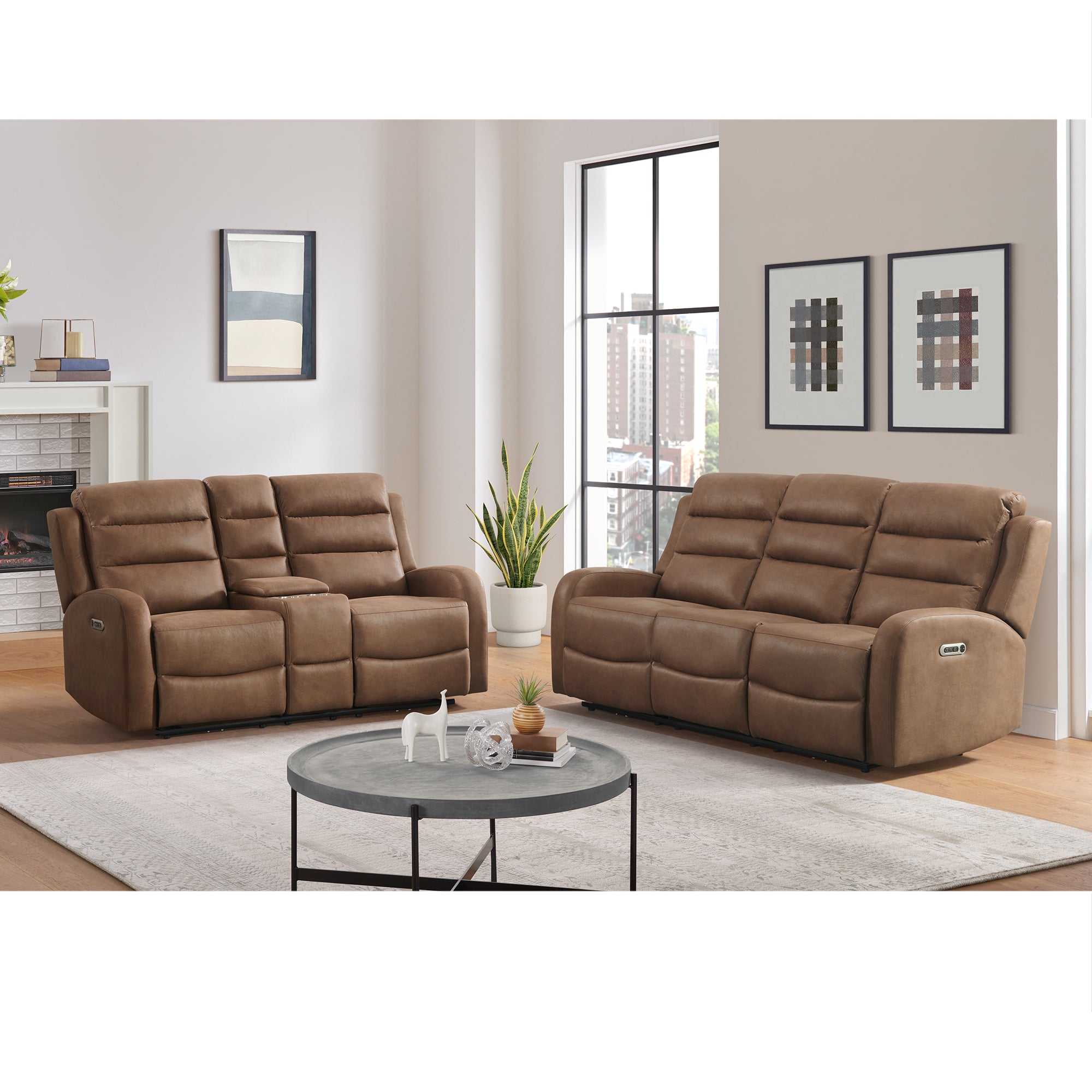 Avanti-Power-Motion-Sofa-with-Power-Motion-Head-Recliner-in-Whiskers-PU-Brown