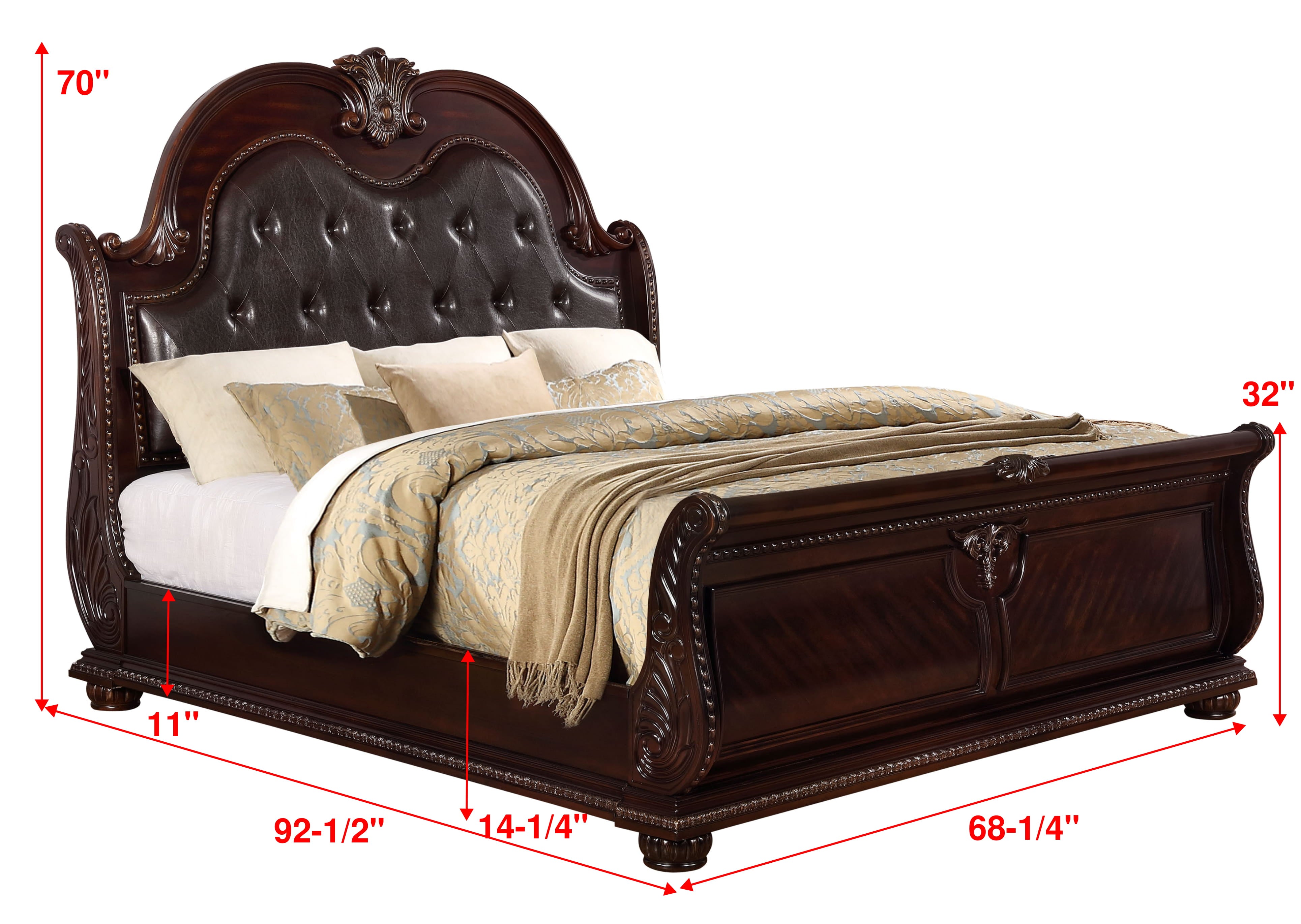 STANLEY B1600B-Q (4-Piece Bedroom Set)
