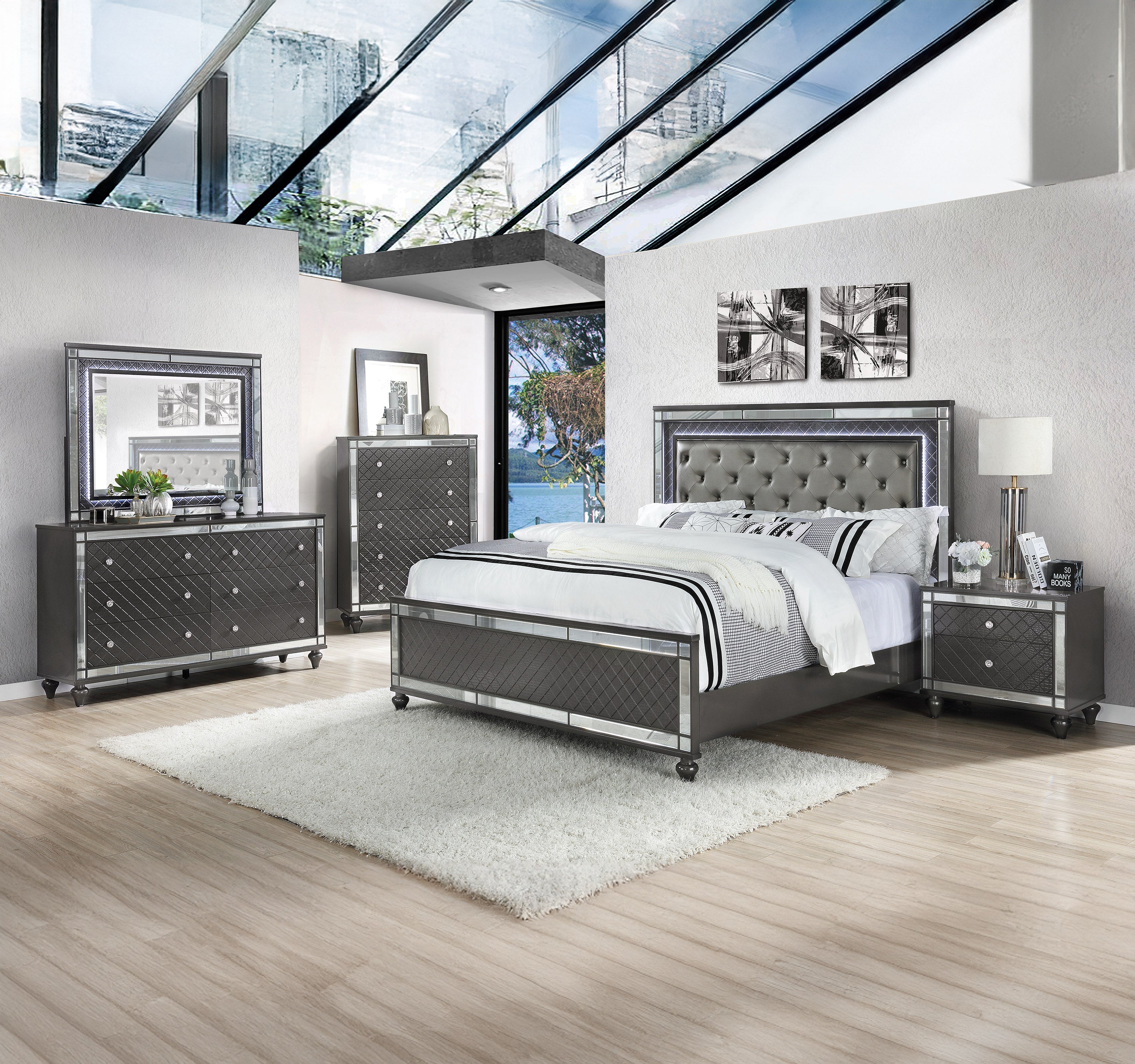 REFINO SETB1670 (9-Piece Bedroom Set)