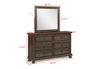 CLARIBELLE B1810K-4P (6-Piece Bedroom Set)