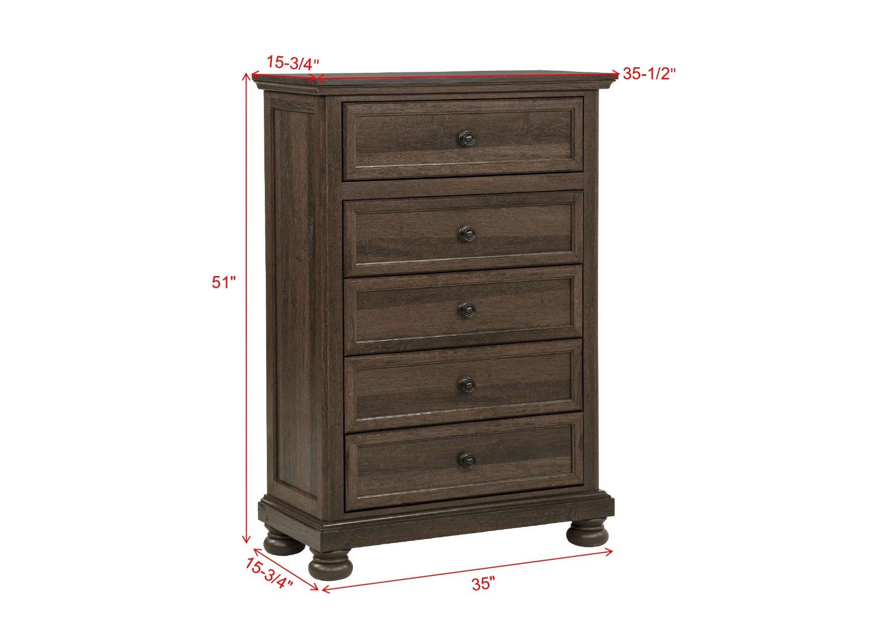 CLARIBELLE B1810Q-5P (7-Piece Bedroom Set)