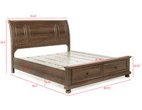 CLARIBELLE B1810Q (3-Piece Bedroom Set)