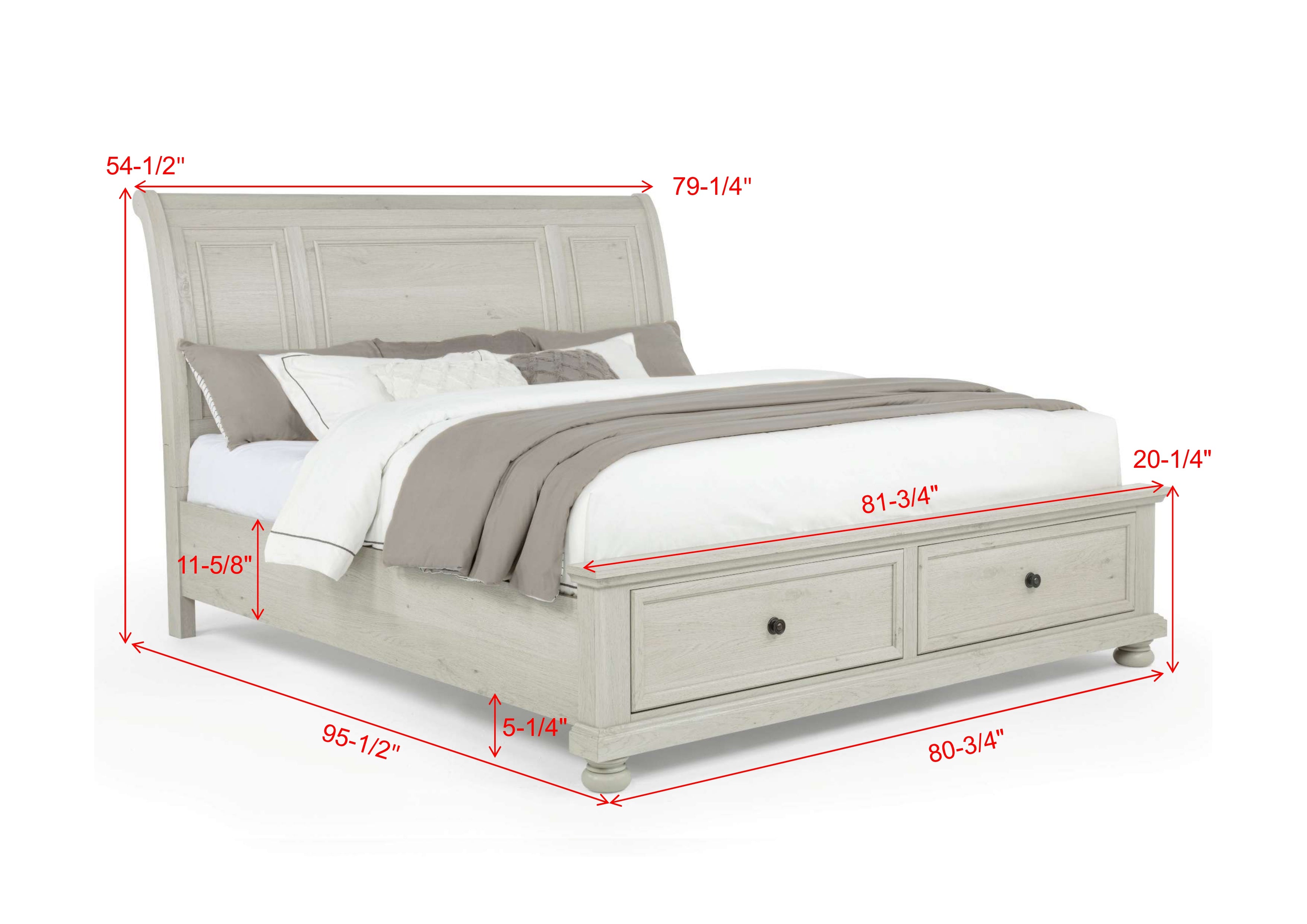 CLARIBELLE B1820K (3-Piece Bedroom Set)
