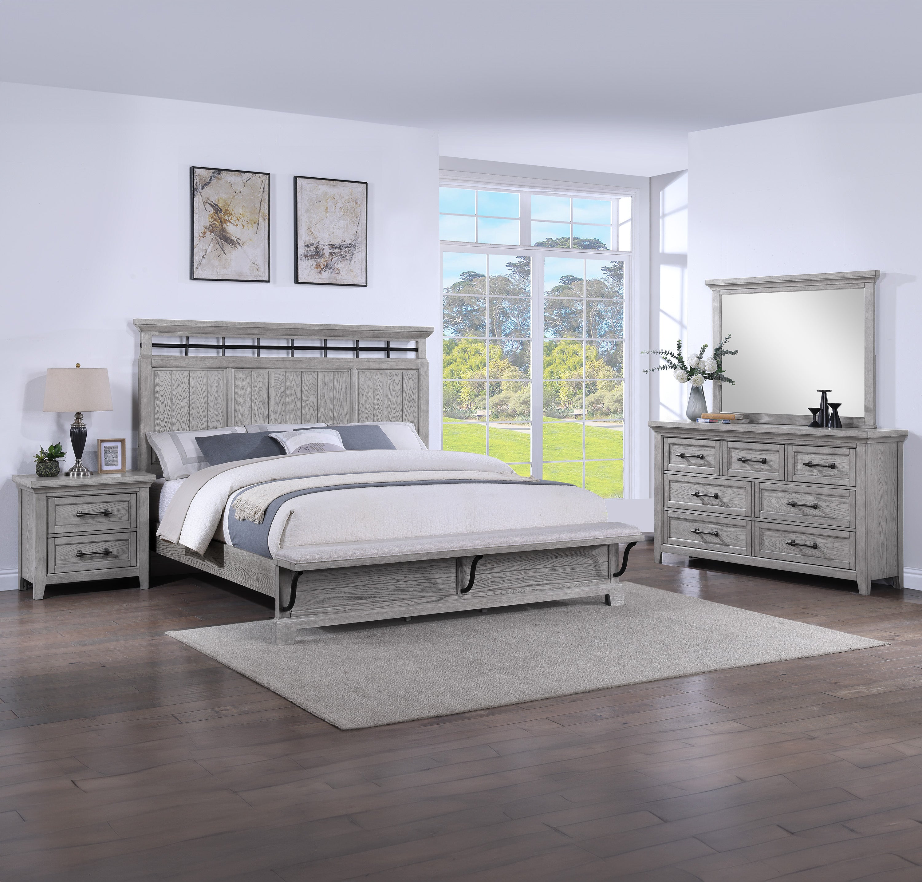 BECKETT B1900K-5P (7-Piece Bedroom Set)