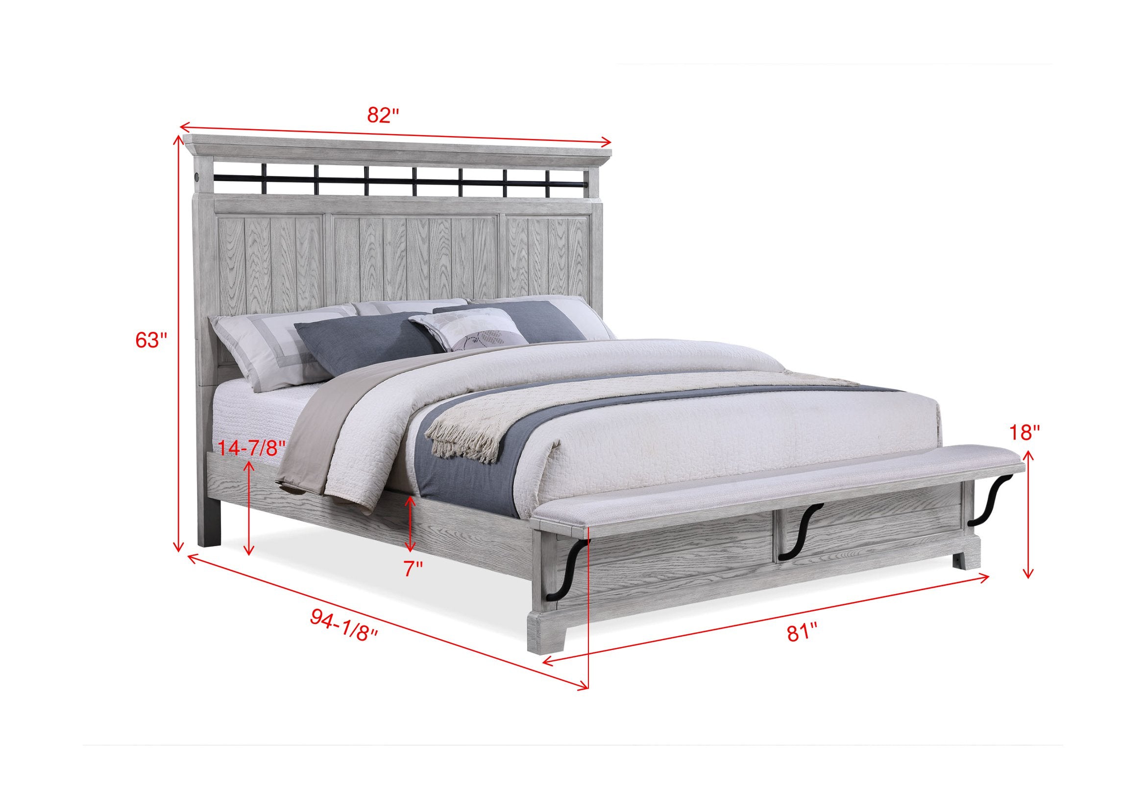 BECKETT SETB1900 (9-Piece Bedroom Set)