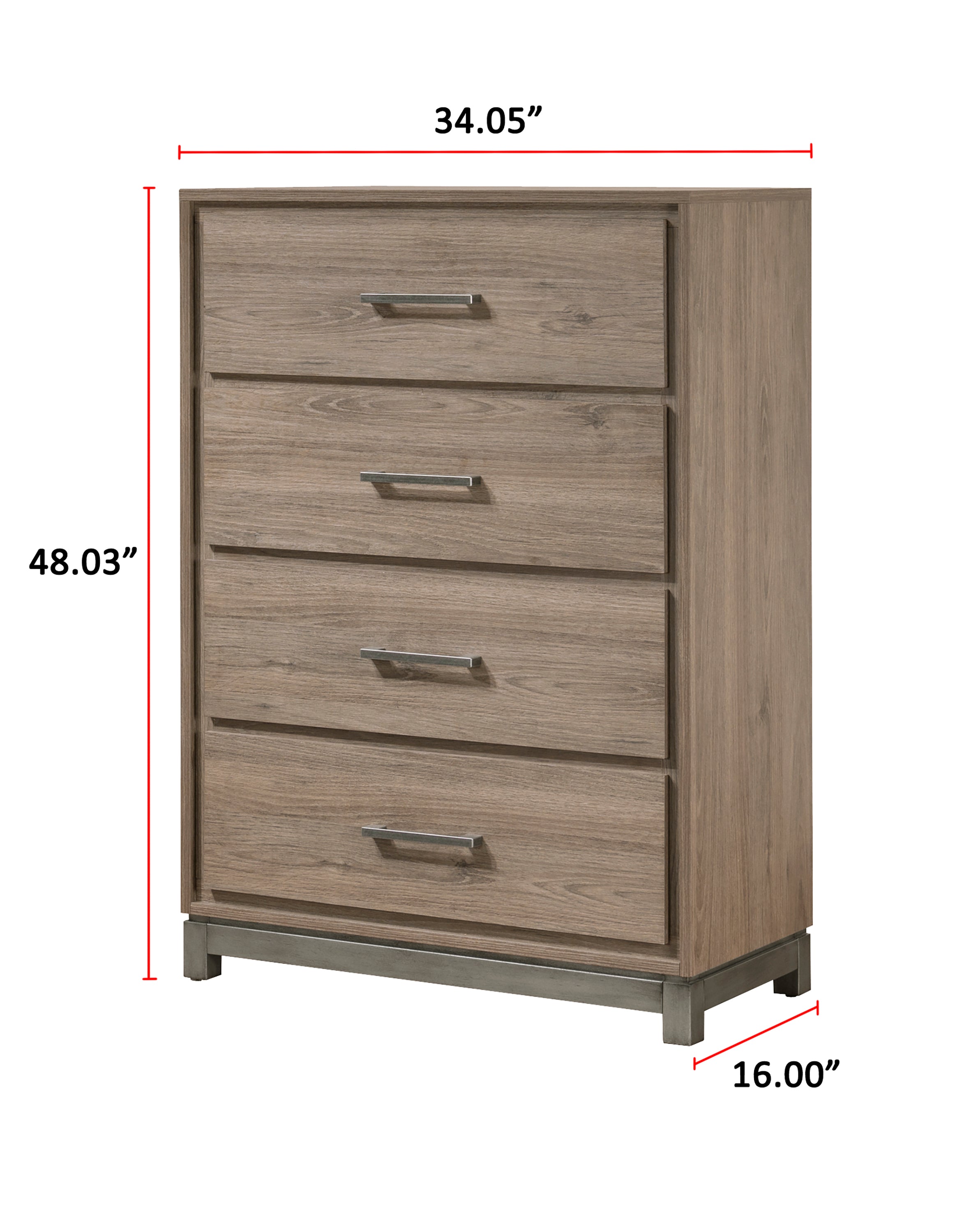RIVER B3150Q-5P (6-Piece Bedroom Set)