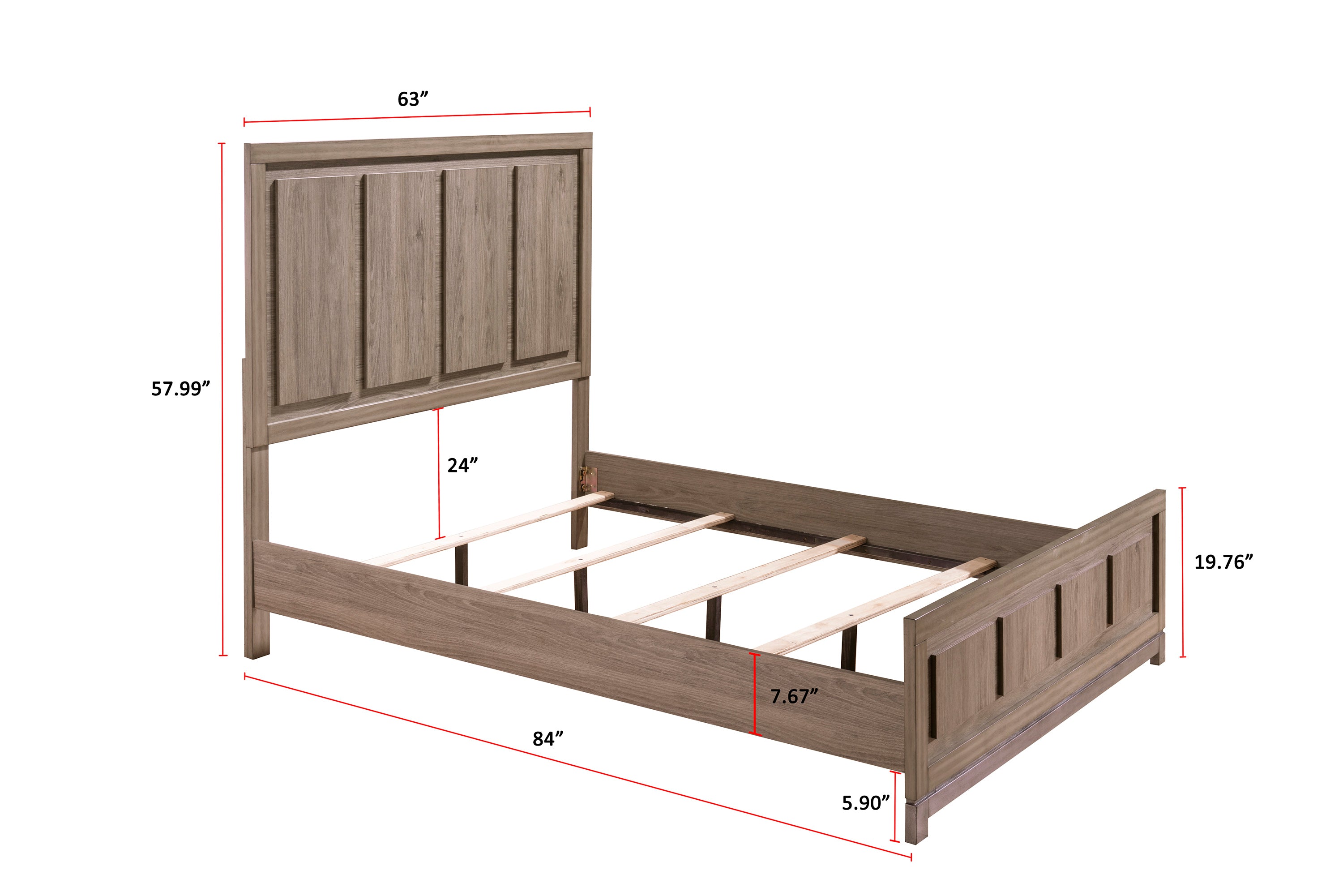 RIVER B3150K (2-Piece Bedroom Set)