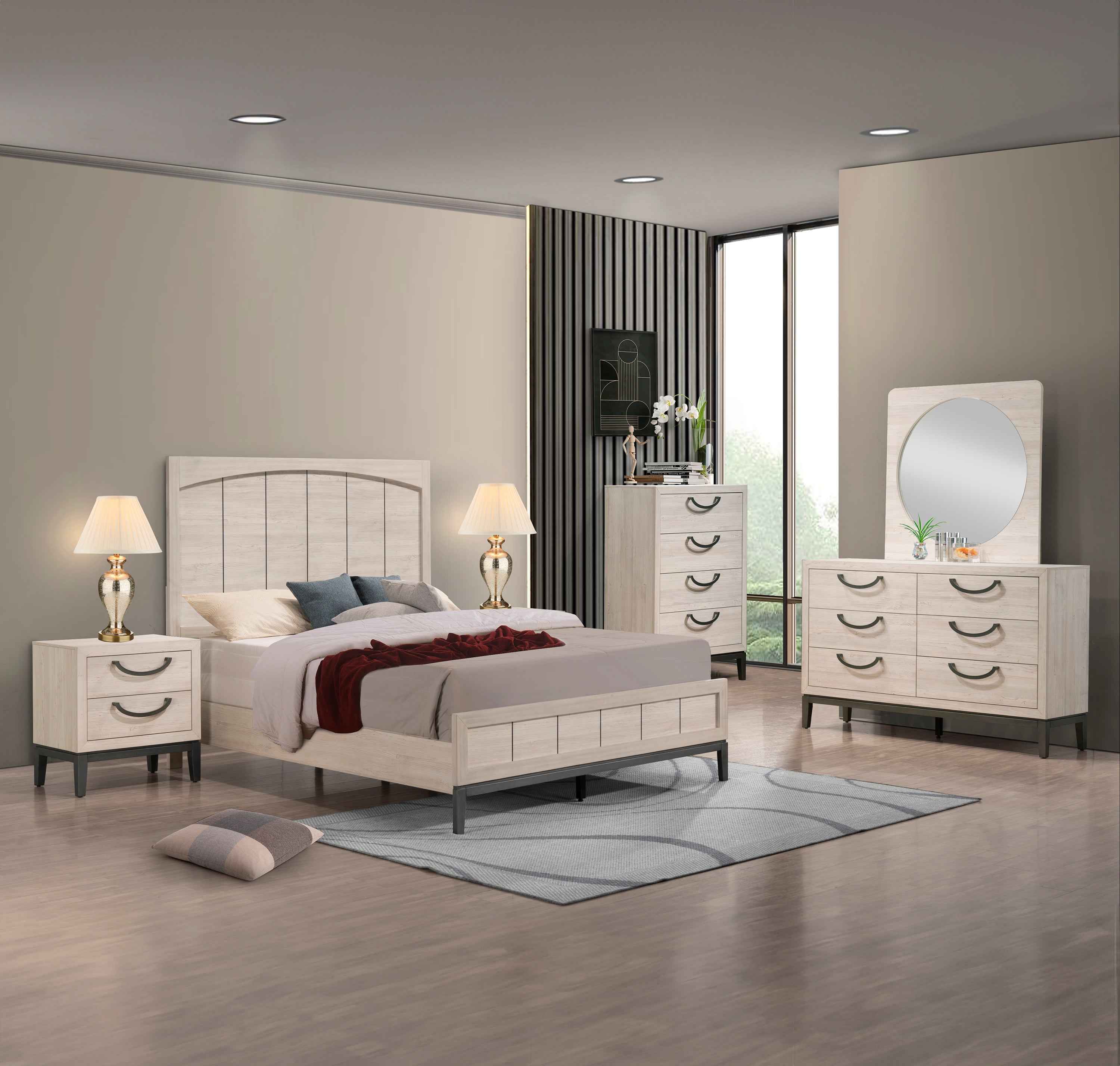 VEDA B3300K (2-Piece Bedroom Set)