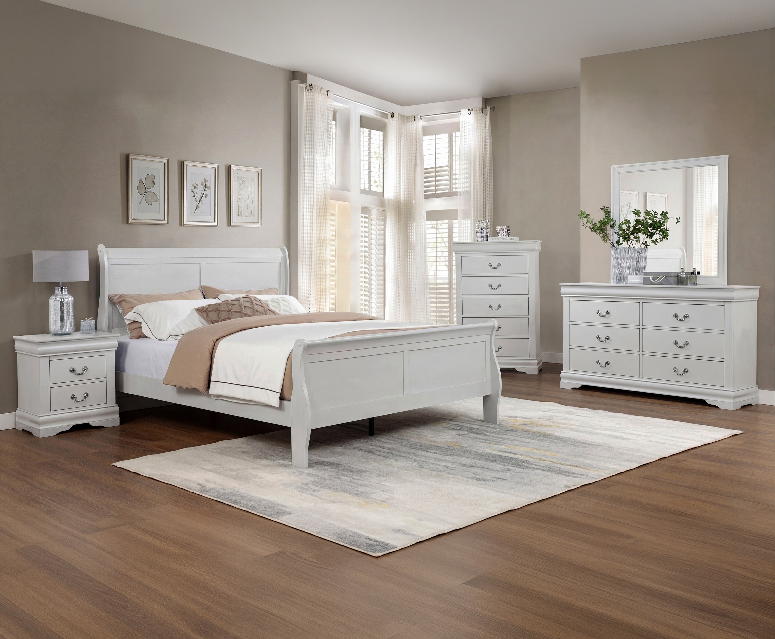 LOUIS PHILIP B3750K-5P (6-Piece Bedroom Set)