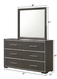 SHARPE B4100F-4P (6-Piece Bedroom Set)