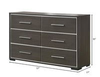 SHARPE B4100T-5P (7-Piece Bedroom Set)
