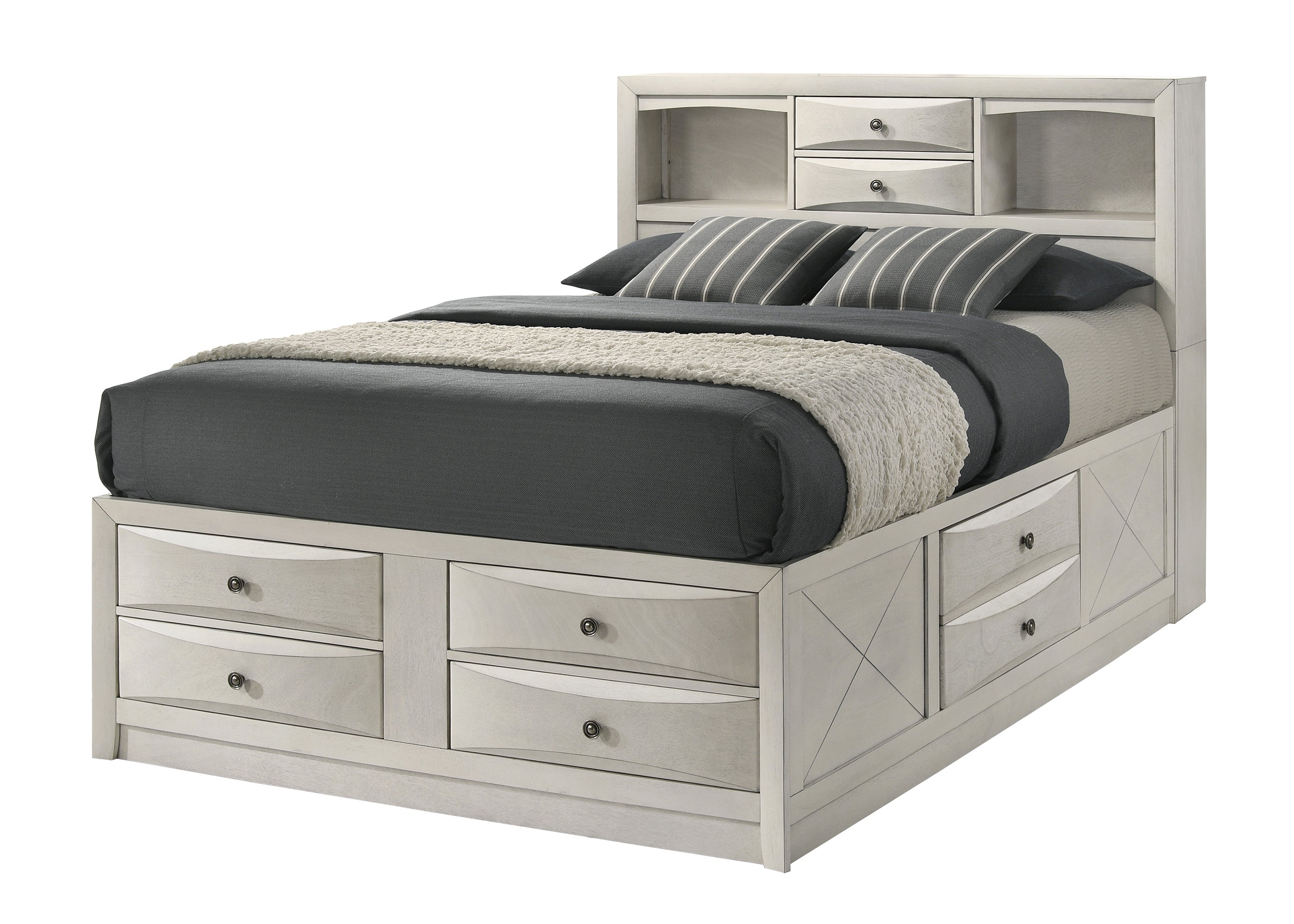 EMILY B4255Q-4P (7-Piece Bedroom Set)
