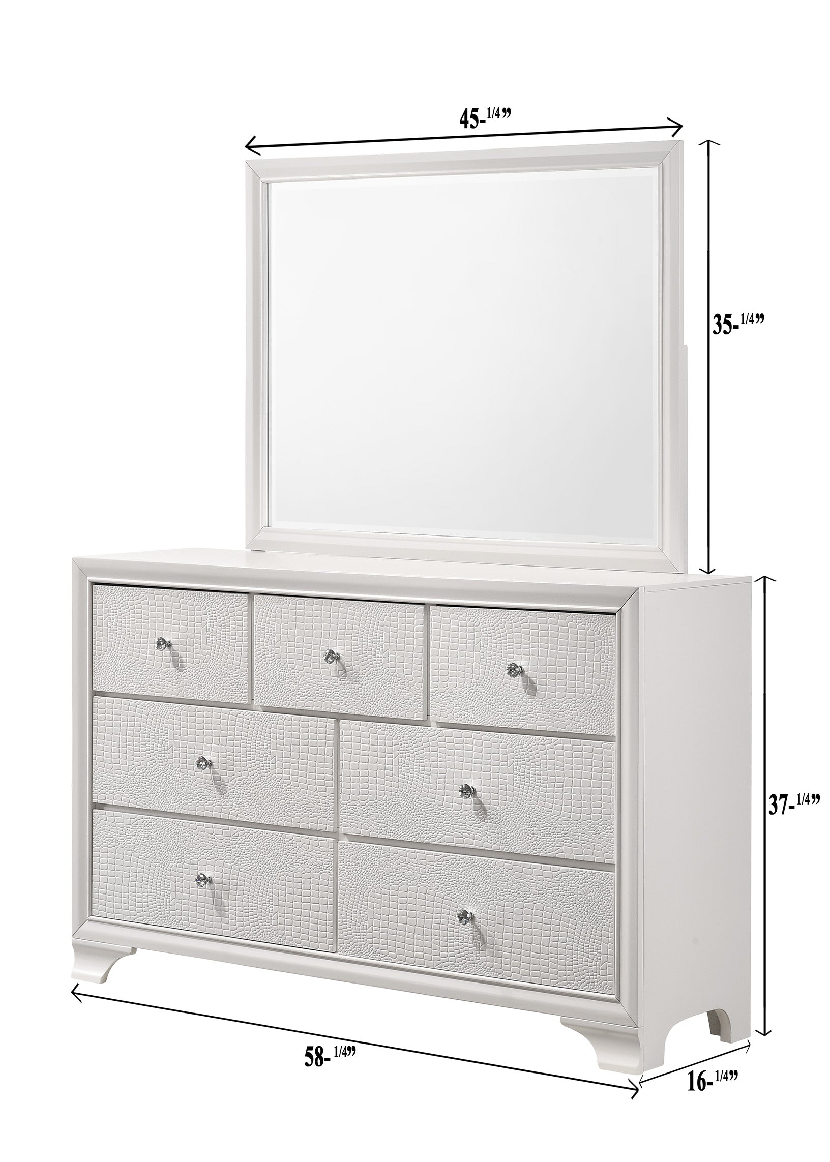 LYSSA B4312F-5P (6-Piece Bedroom Set)