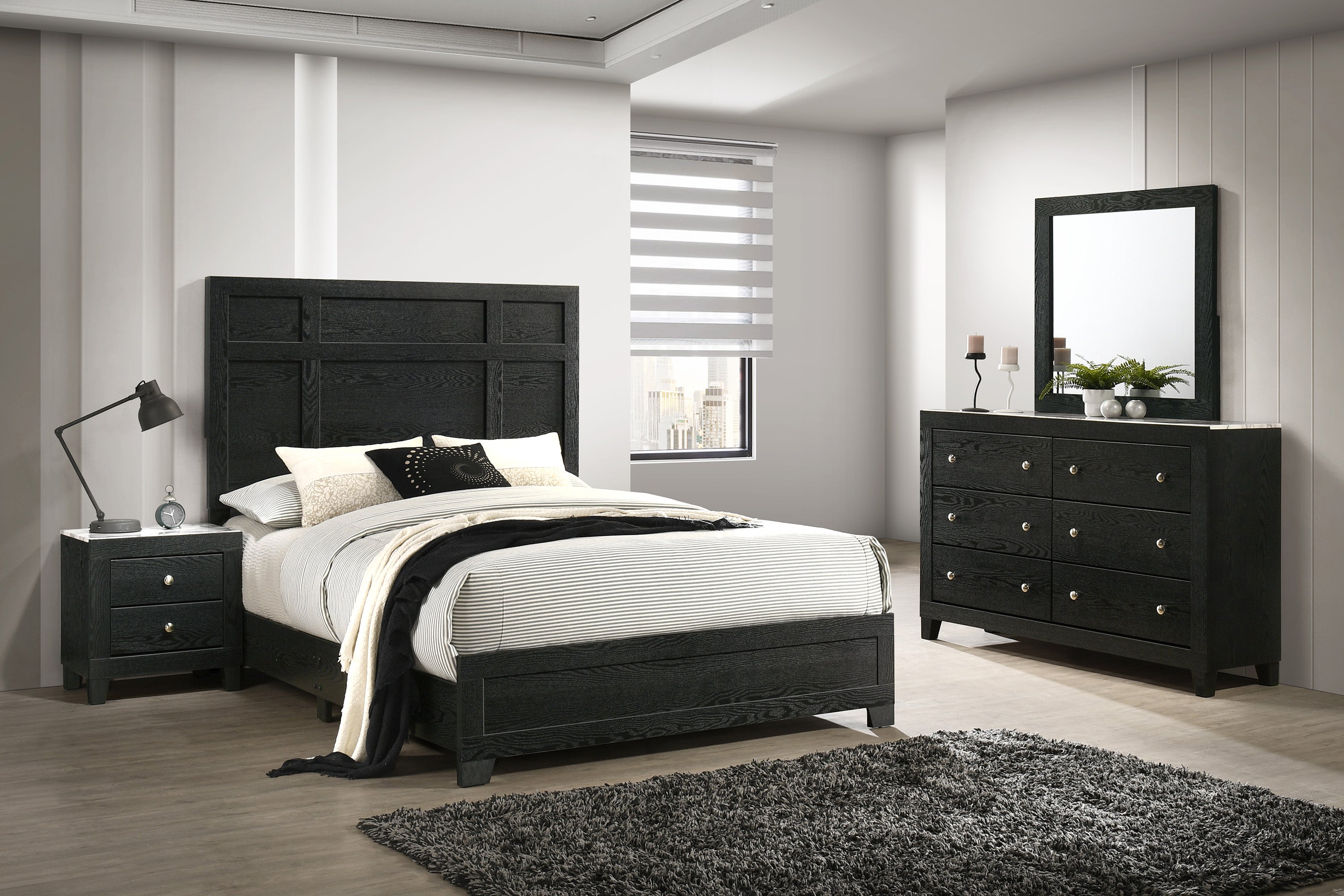 CADENCE B4511Q-4P (4-Piece Bedroom Set)