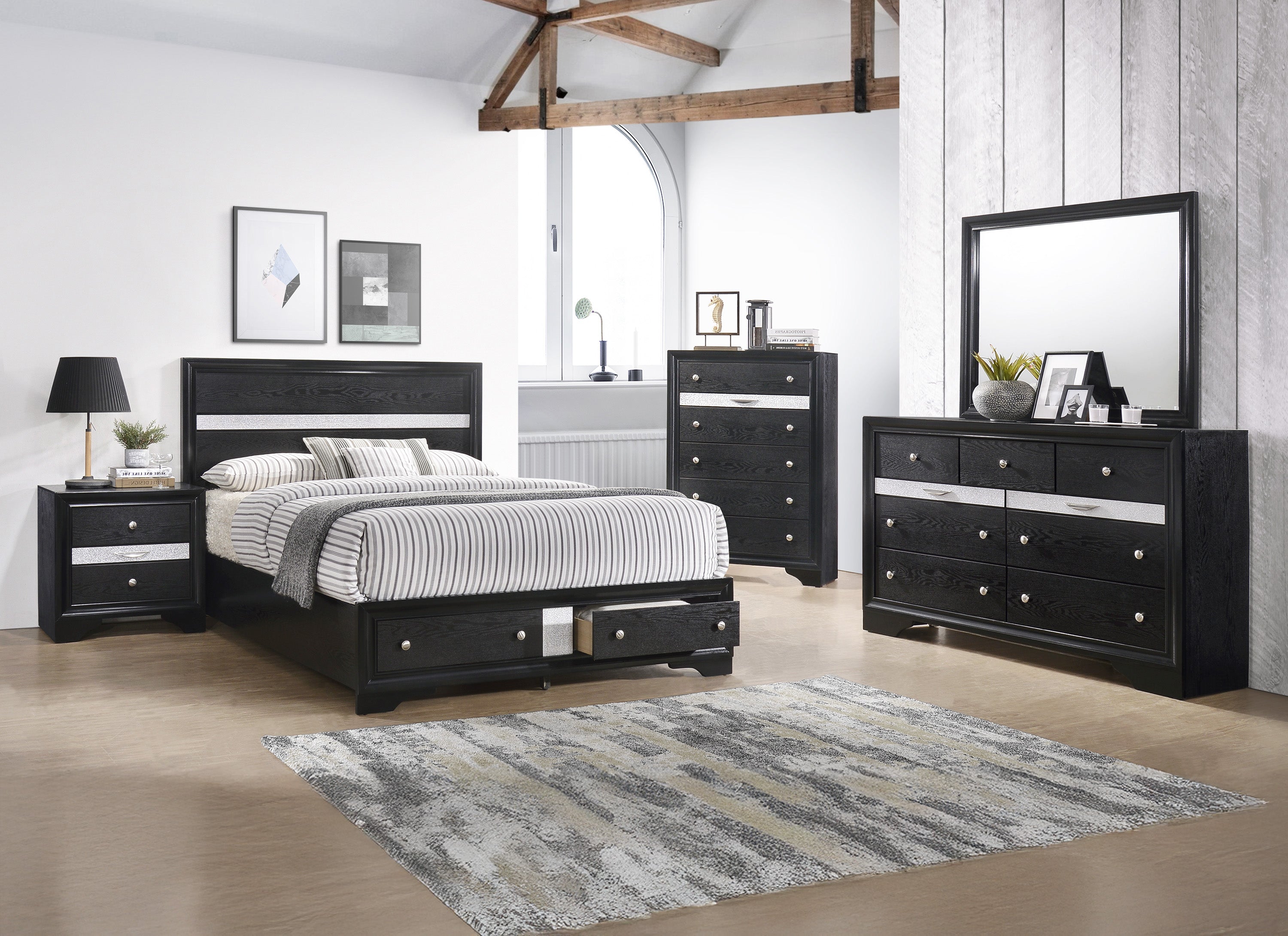 REGATA SETB4670 (9-Piece Bedroom Set)