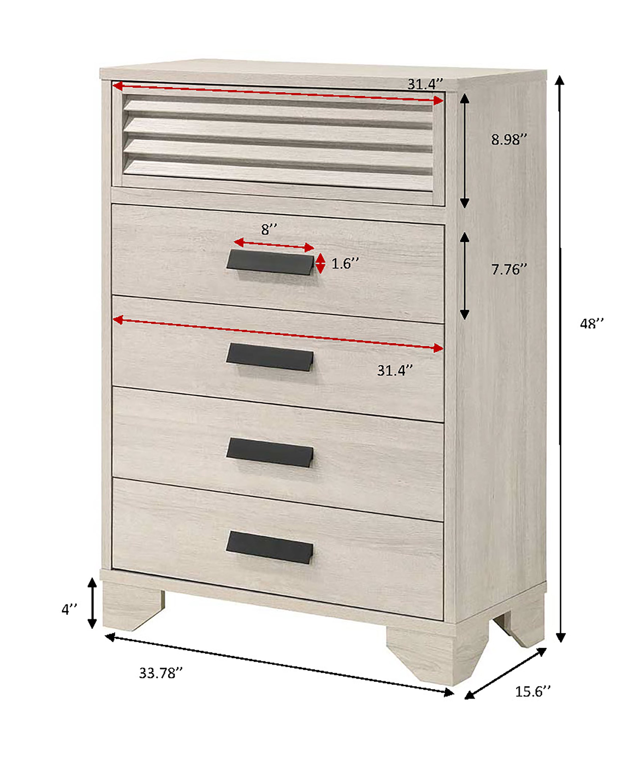 SARTER B4740K-5P (6-Piece Bedroom Set)