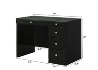 MORGAN B4851BK-4852-11 (4-Piece Bedroom Set)