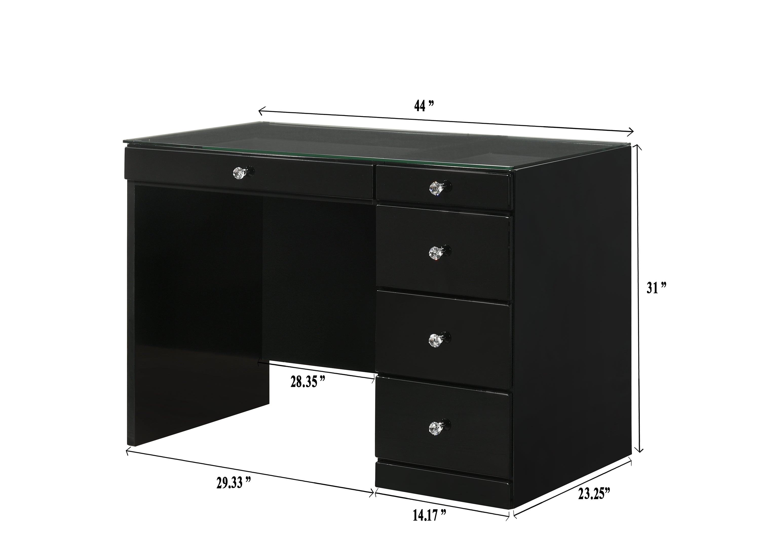 MORGAN B4851BK-4852-11 (4-Piece Bedroom Set)