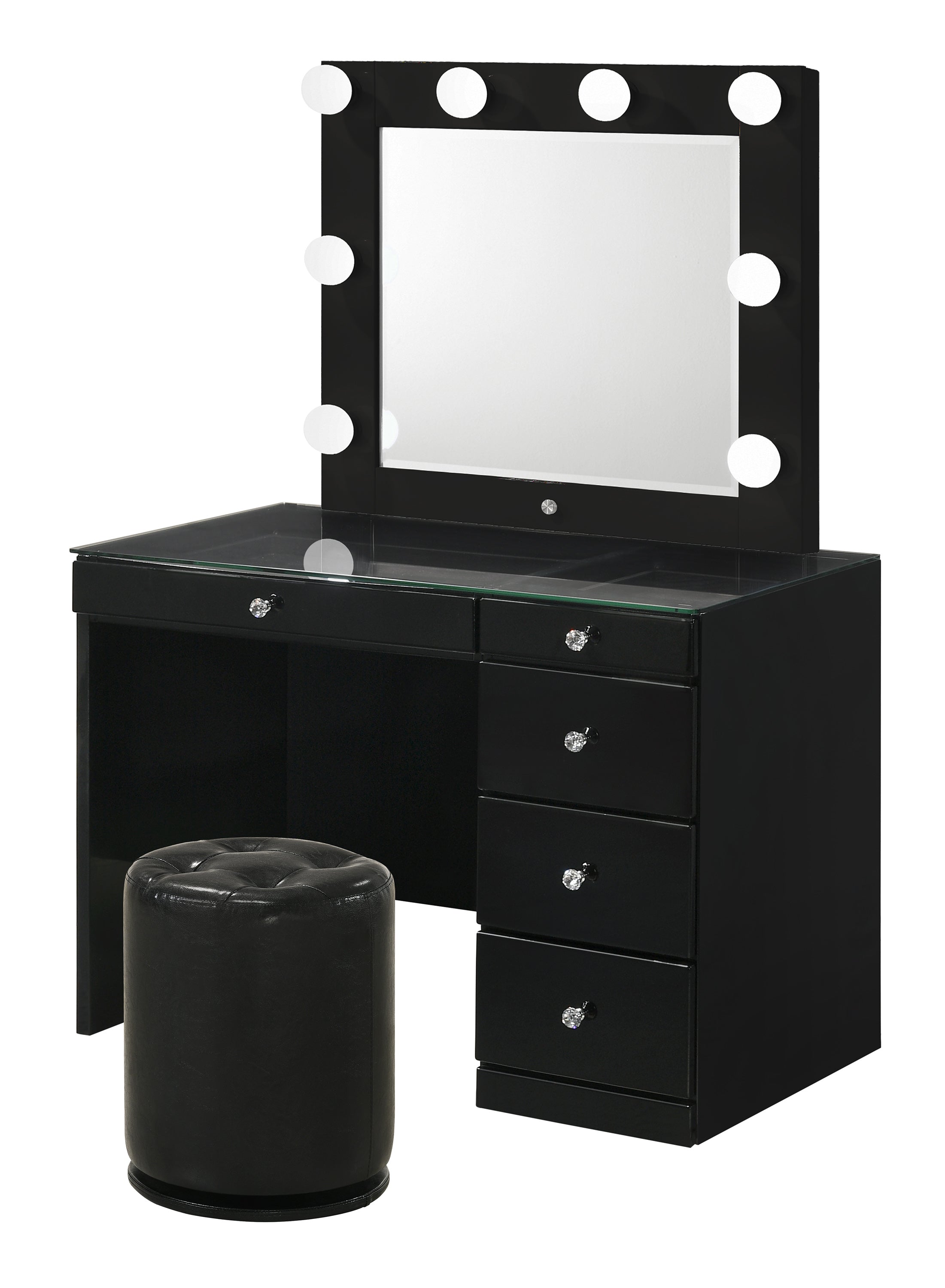MORGAN B4851BK-4852-11 (4-Piece Bedroom Set)