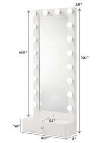 LUXO B4852WH-DB-SET (2-Piece Bedroom Set)