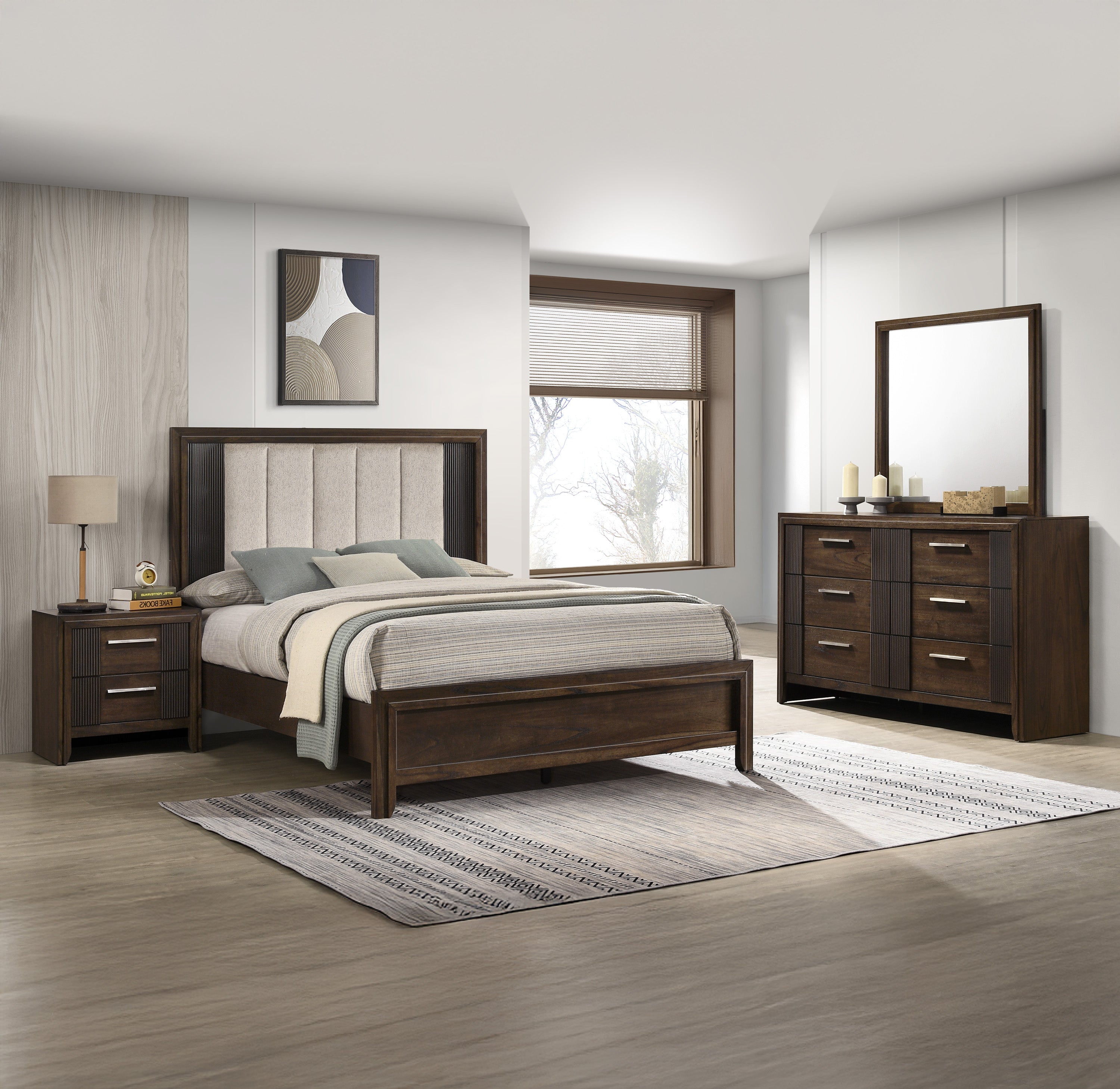 CARLTON B5550K-4P (5-Piece Bedroom Set)