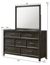 ETHEL B6530K-5P (7-Piece Bedroom Set)