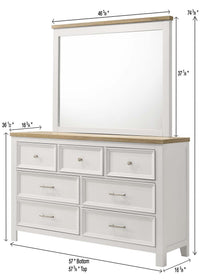 ASTON B6550Q-5P (7-Piece Bedroom Set)