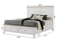 ASTON B6550Q-5P (7-Piece Bedroom Set)
