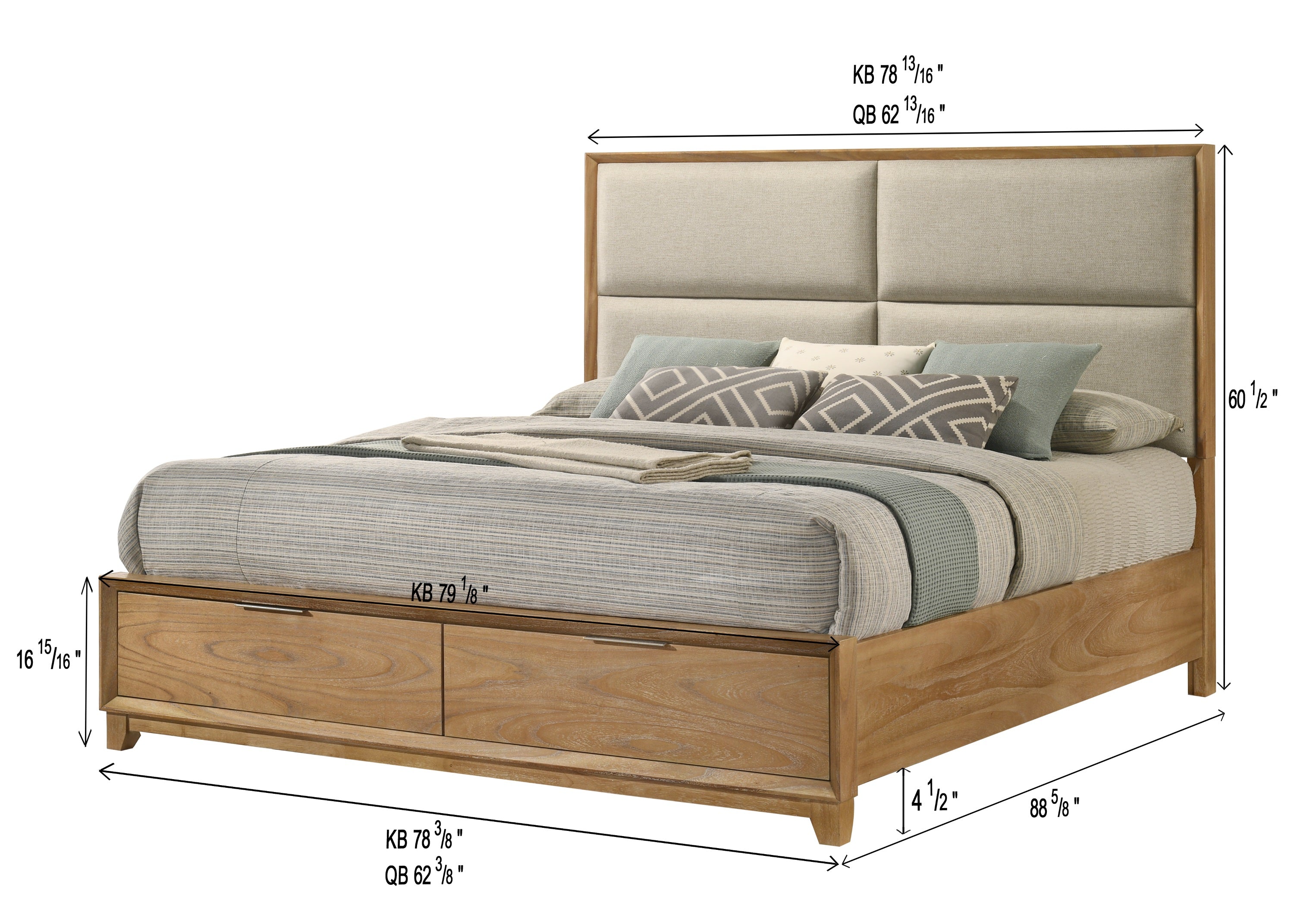 FLORIAN SETB6572 (9-Piece Bedroom Set)