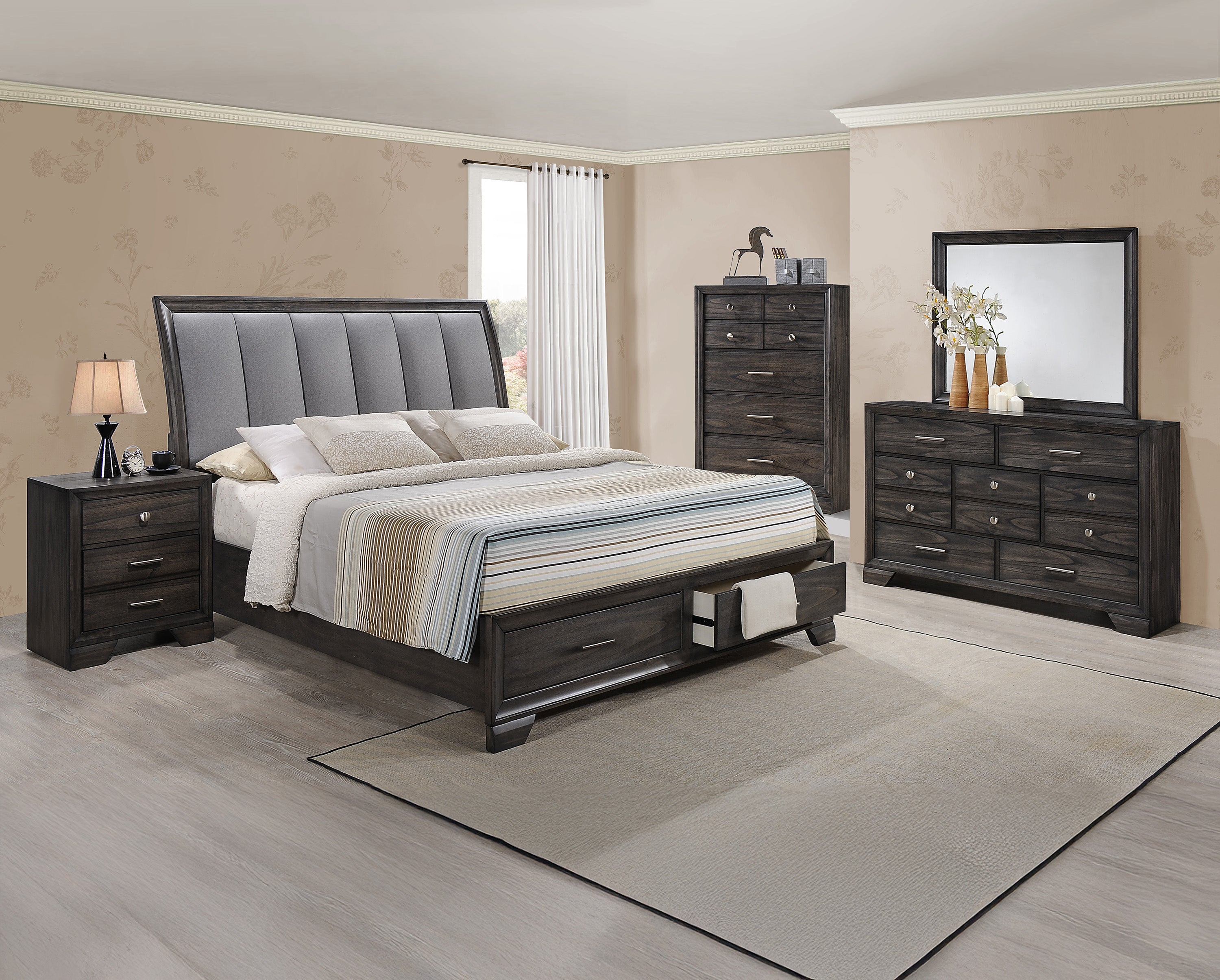 JAYMES B6580-DM (2-Piece Bedroom Set)
