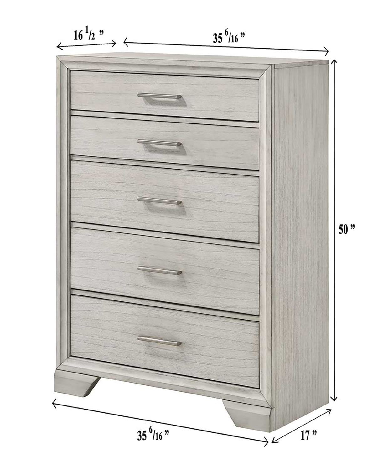 JAYMES B6582Q-5P (7-Piece Bedroom Set)