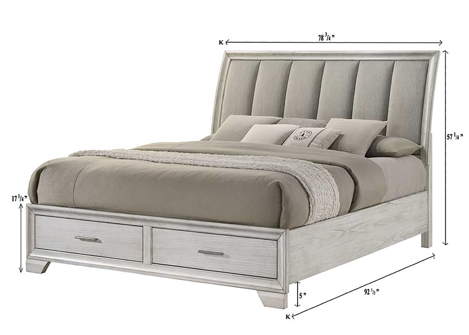 JAYMES B6582Q (3-Piece Bedroom Set)