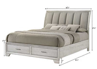 JAYMES B6582Q-5P (7-Piece Bedroom Set)