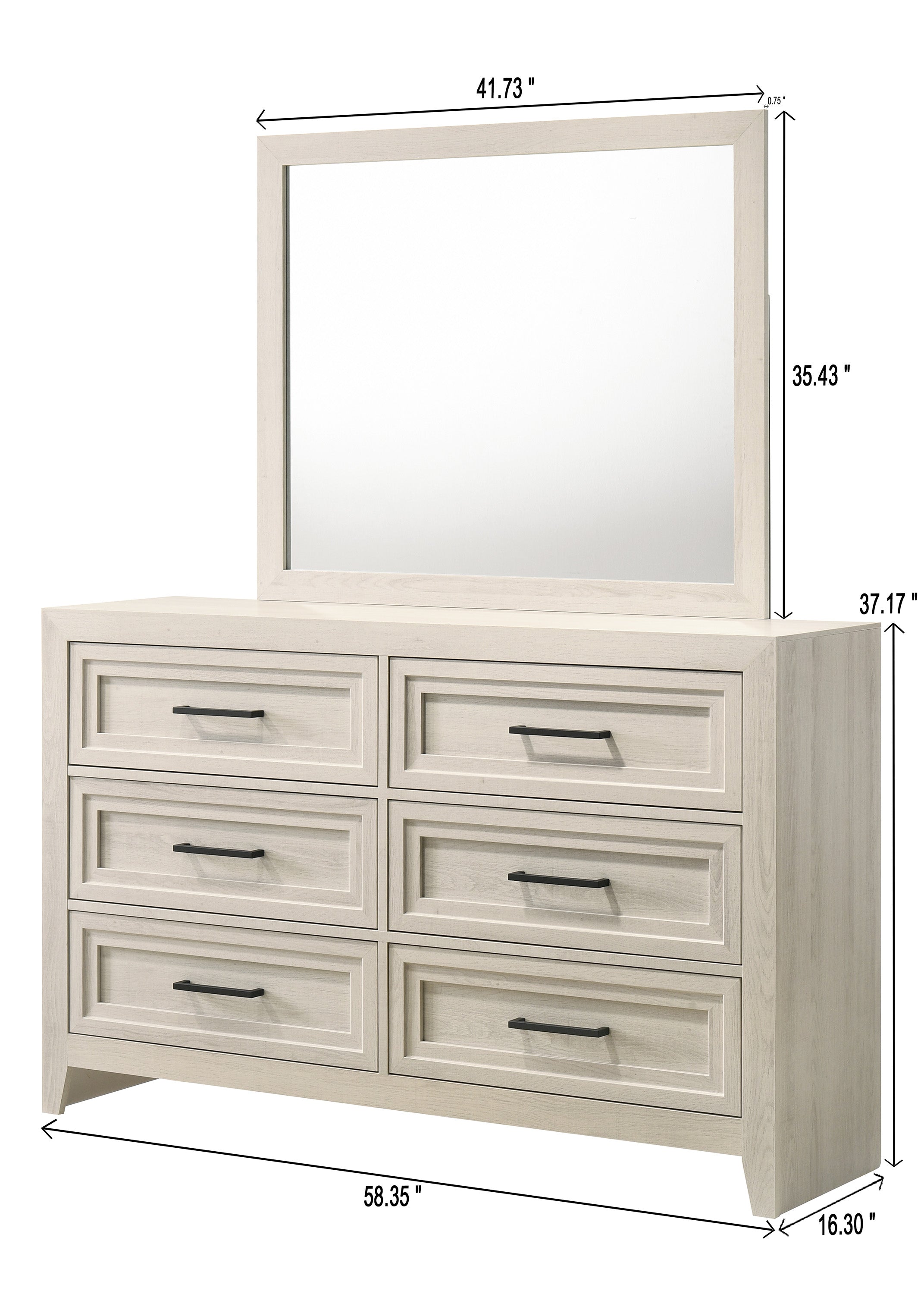 LORRAINE SETB6600 (10-Piece Bedroom Set)